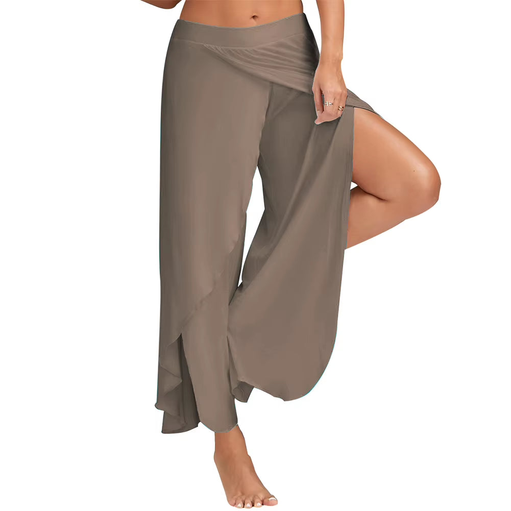 Plus Size Wide Leg Yoga Pants