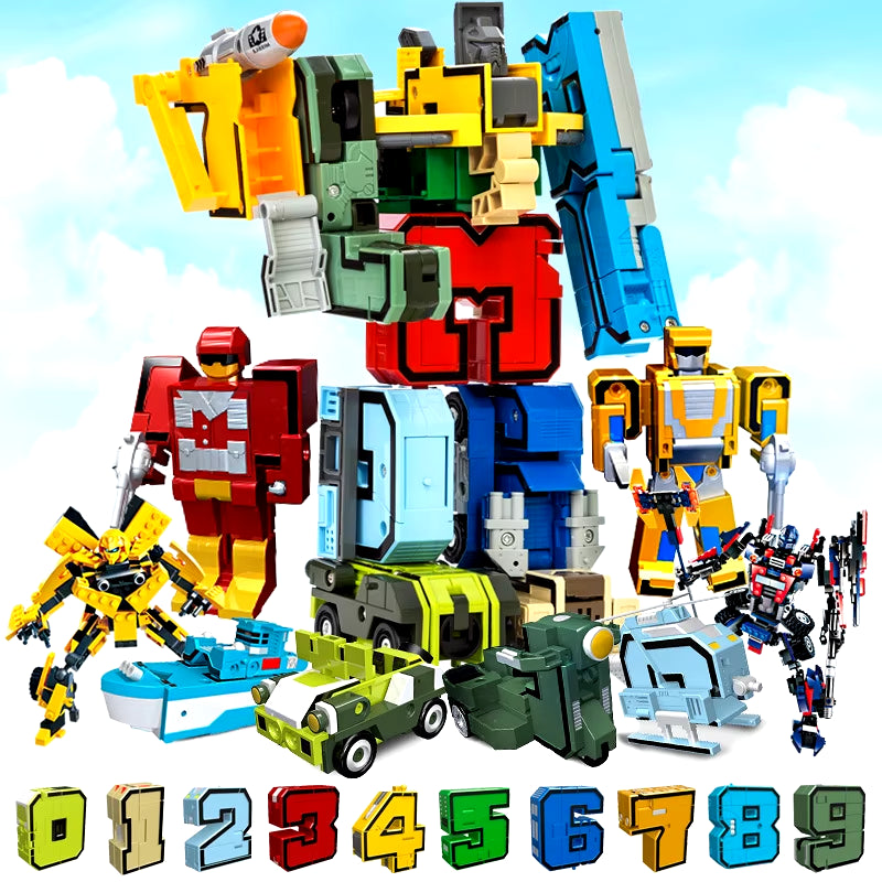 Transforming Robot Building Blocks Toy