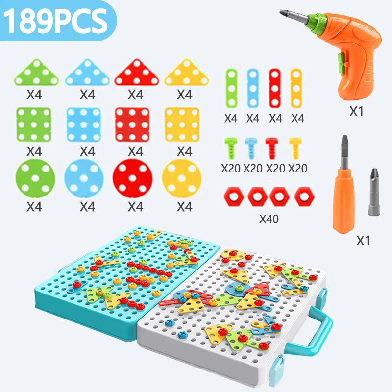 Kids Drill Screw 3D Puzzle Toy