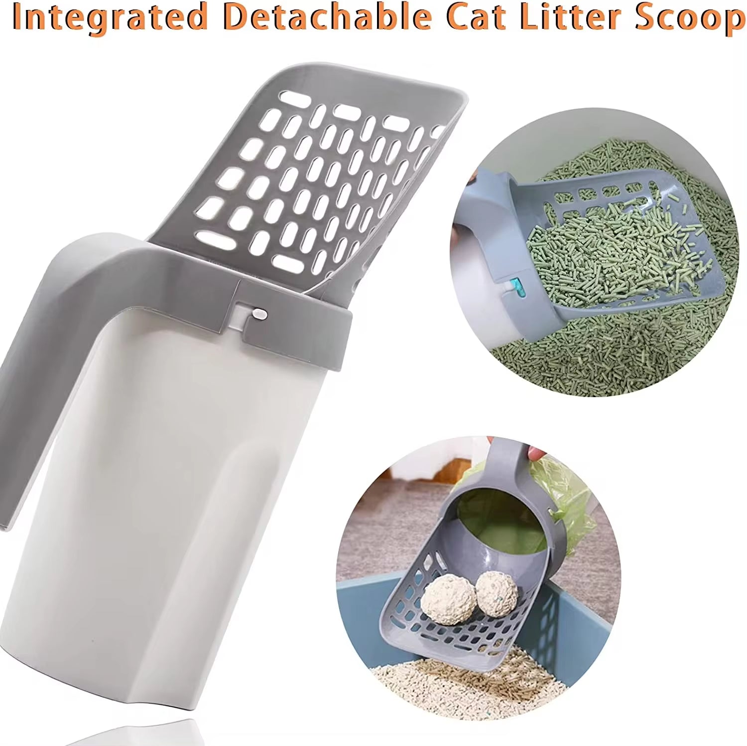 Self-Cleaning Cat Litter Scoop