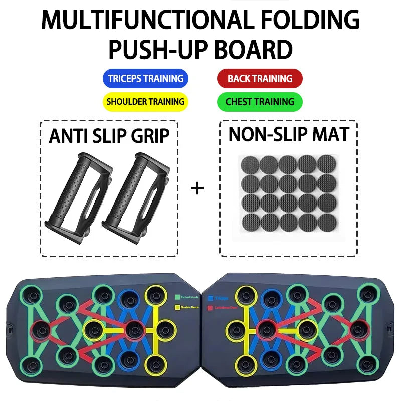 Portable Foldable Push-up Board Set