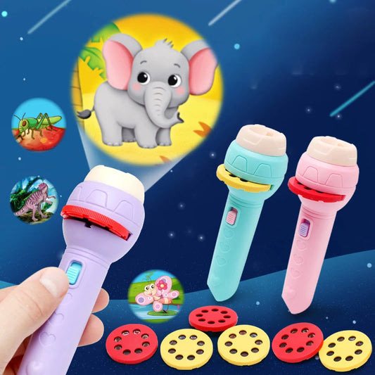 Cartoon Flashlight Projector Lamp Toy