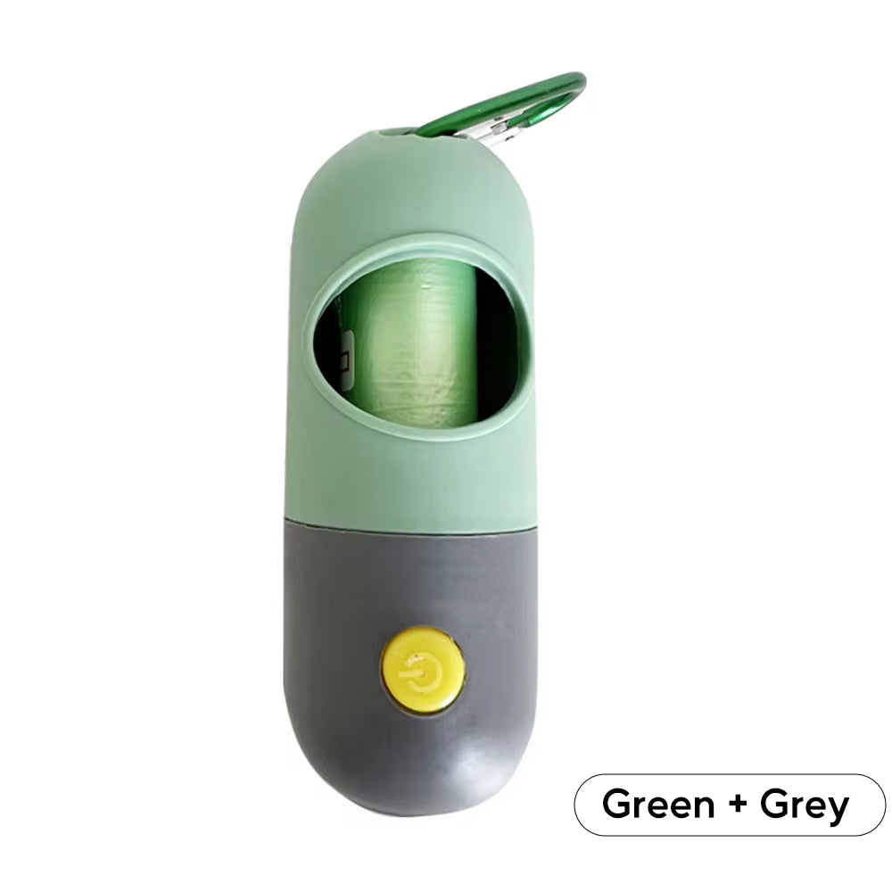 LED Light Dog Poop Bags Dispenser