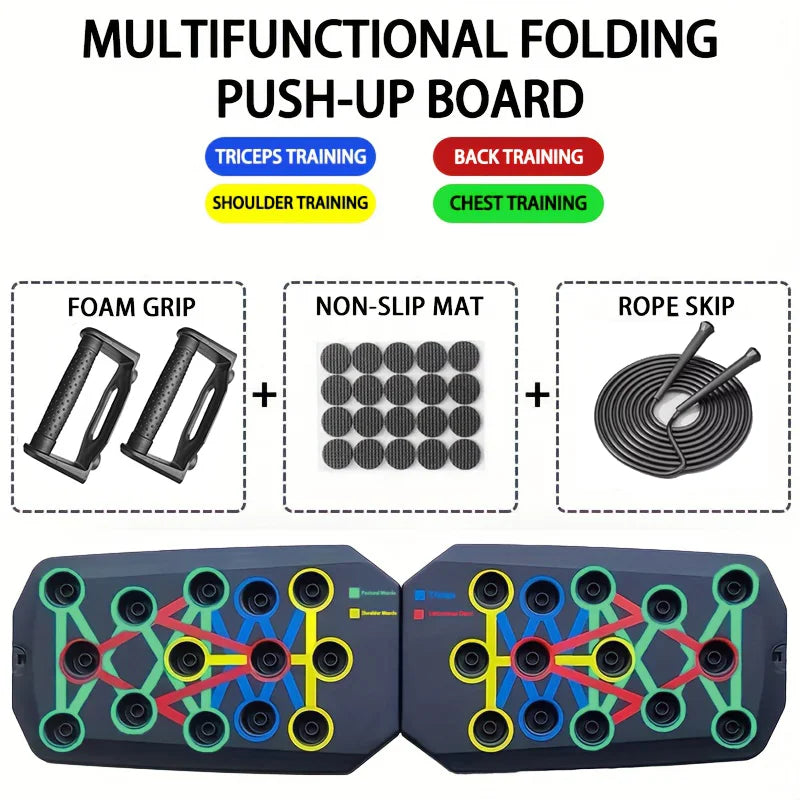 Portable Foldable Push-up Board Set