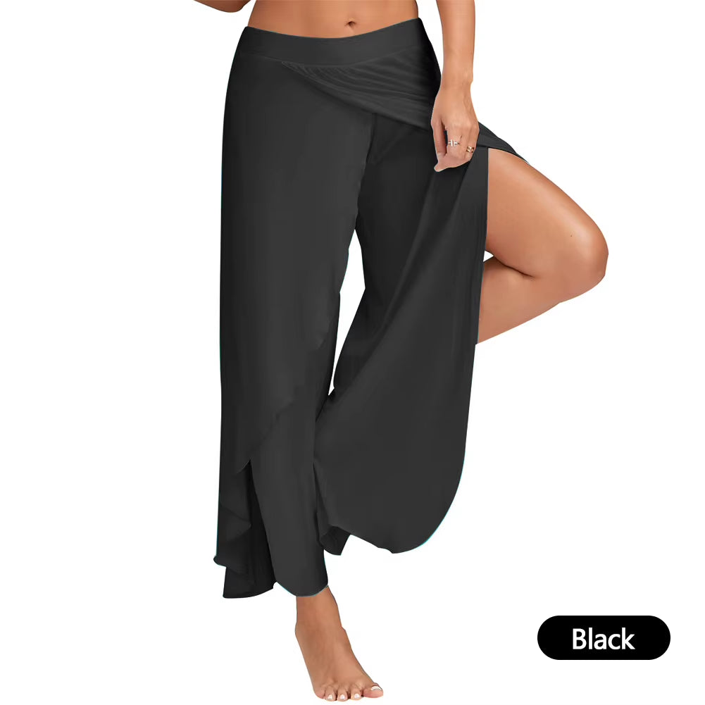 Plus Size Wide Leg Yoga Pants