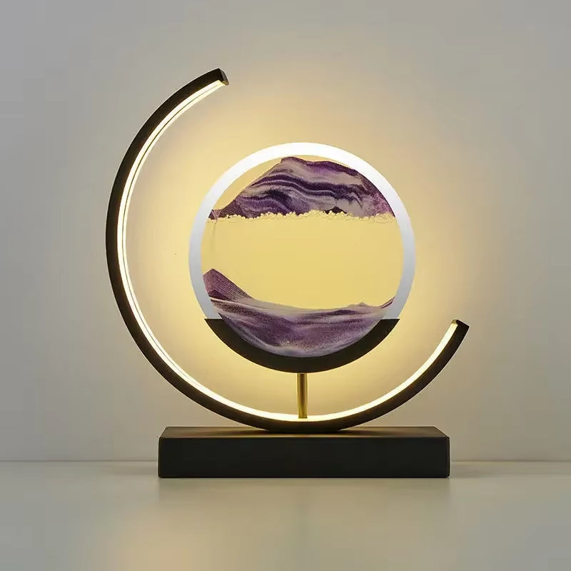 LED Moving Sand Art Lamp