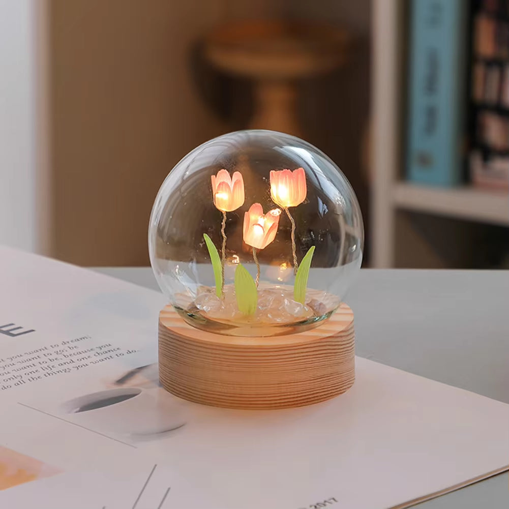 Tulip Night Light Bedroom Lamp