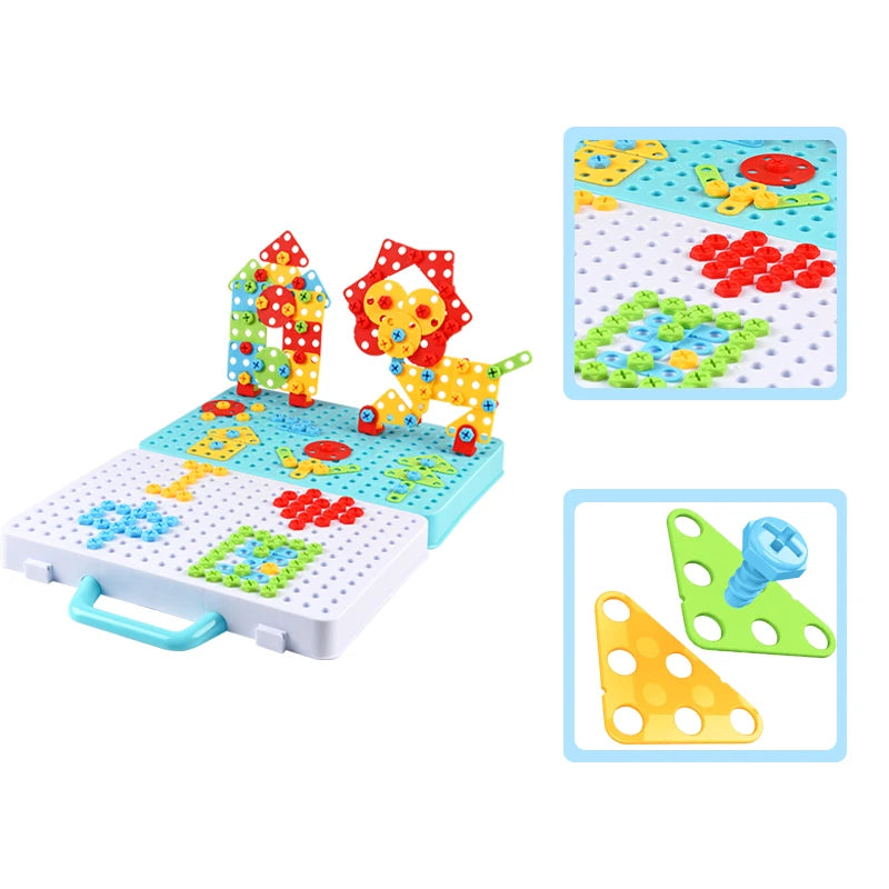 Kids Drill Screw 3D Puzzle Toy