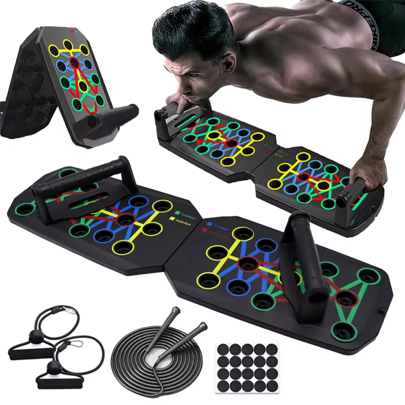 Portable Foldable Push-up Board Set