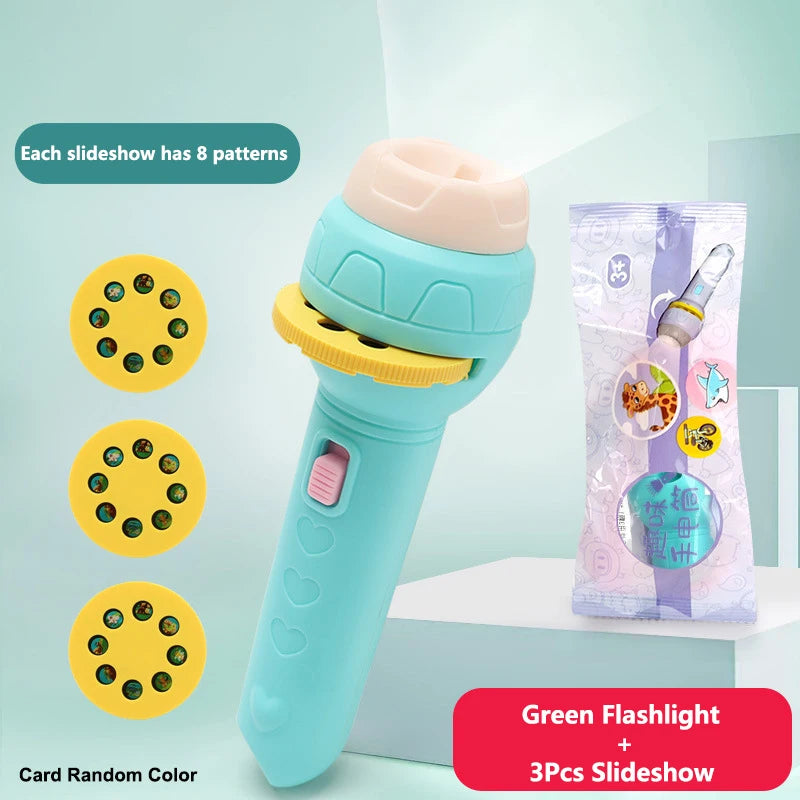 Cartoon Flashlight Projector Lamp Toy