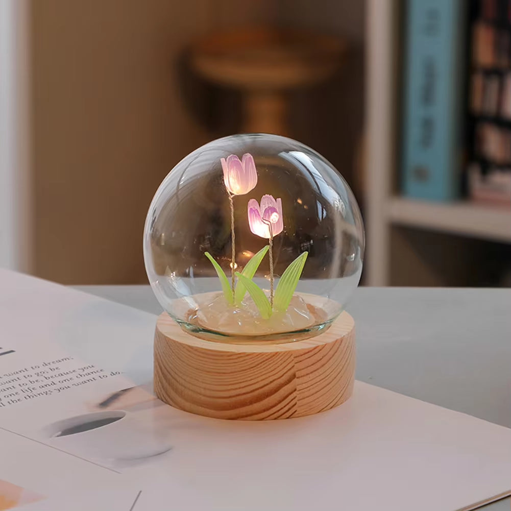 Tulip Night Light Bedroom Lamp