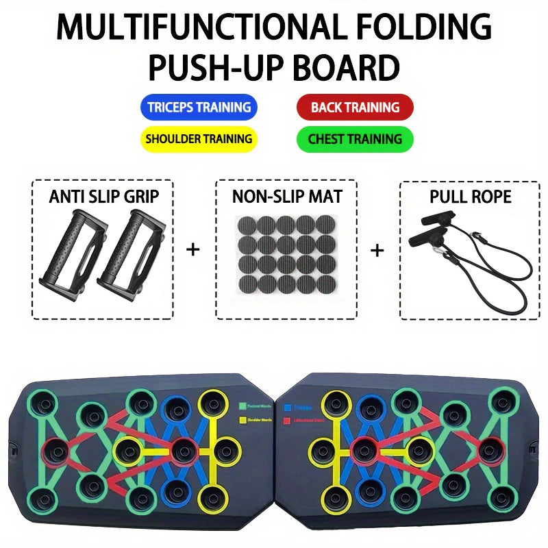 Portable Foldable Push-up Board Set