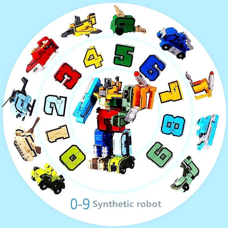 Transforming Robot Building Blocks Toy