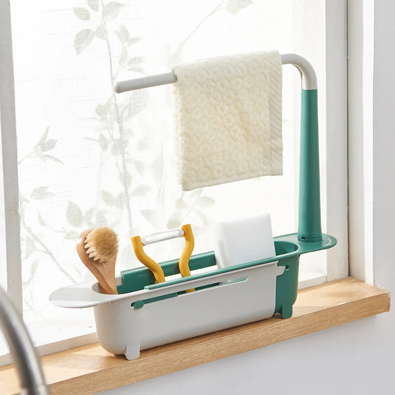 Telescopic Sink Shelf Organizer