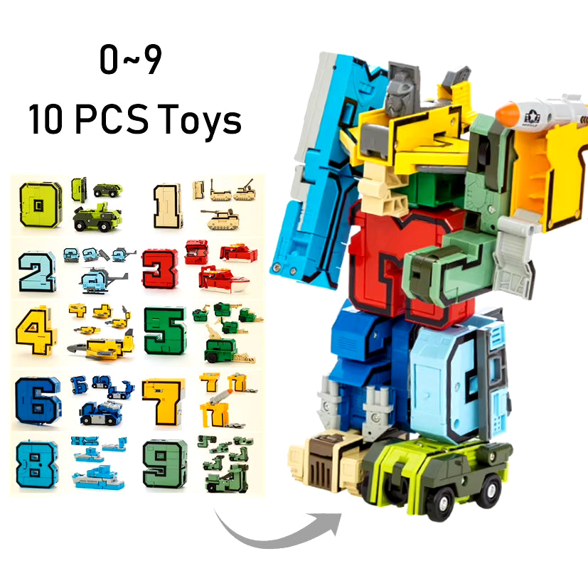 Transforming Robot Building Blocks Toy