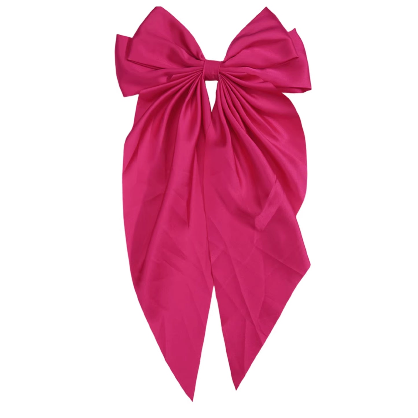 Elegant Satin Bow Hair Clip