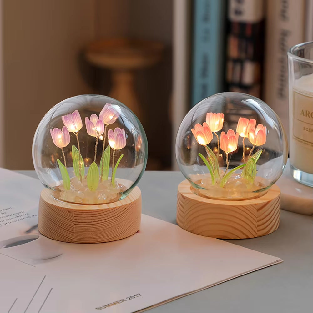 Tulip Night Light Bedroom Lamp