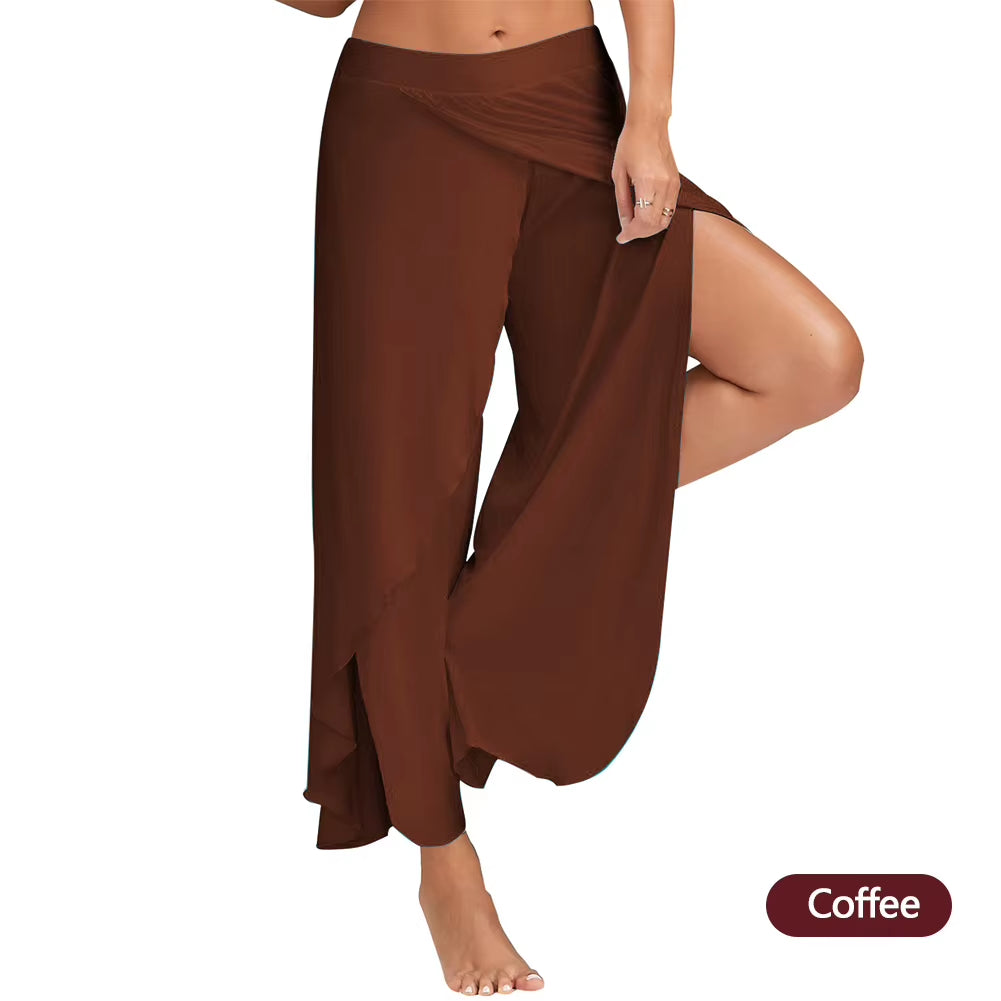 Plus Size Wide Leg Yoga Pants