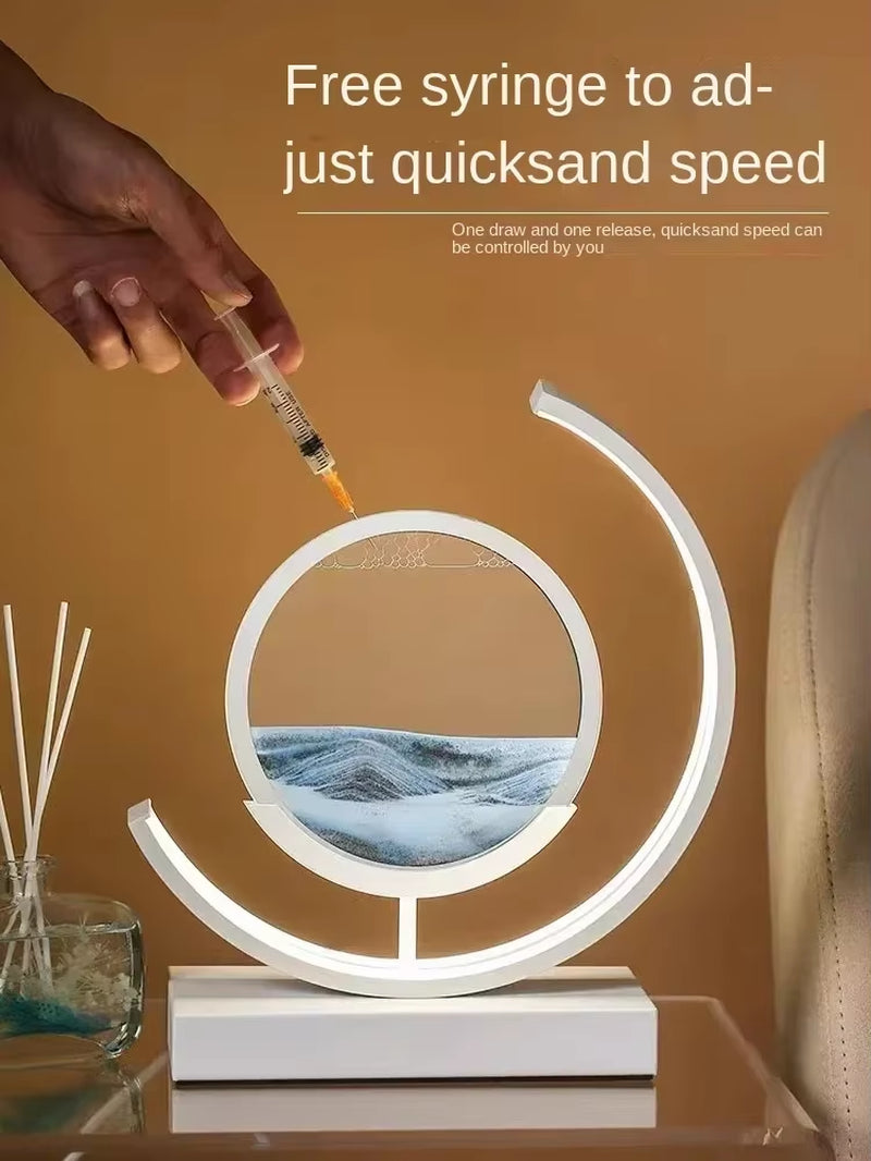 LED Moving Sand Art Lamp