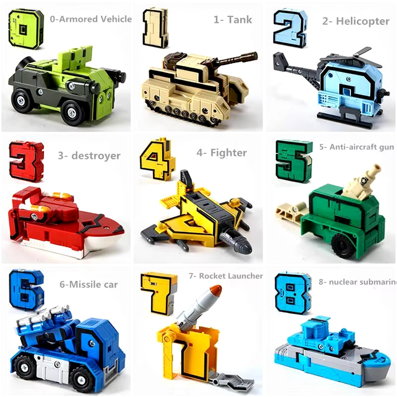 Transforming Robot Building Blocks Toy