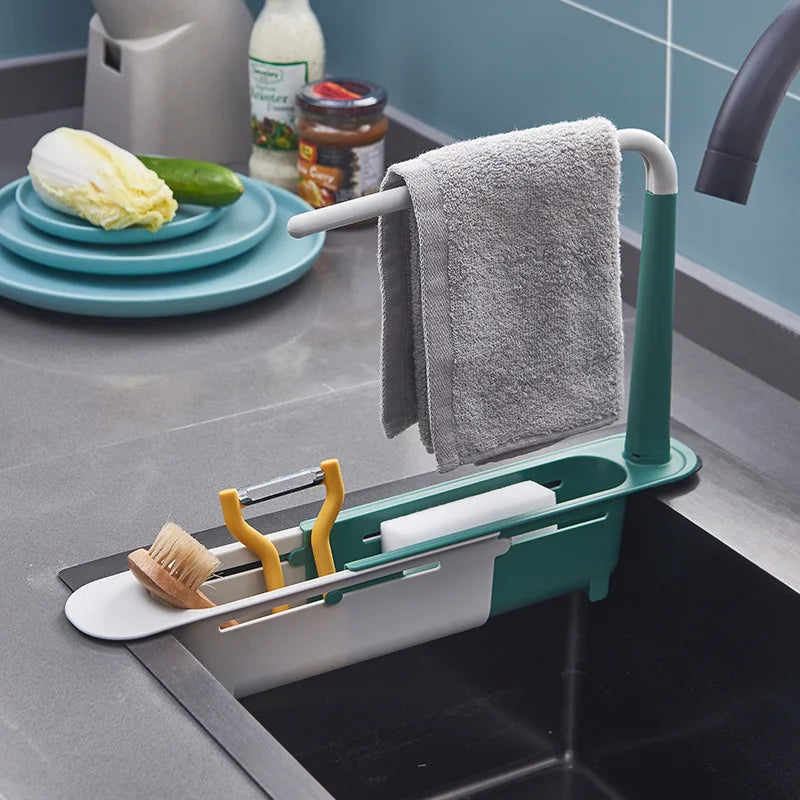 Telescopic Sink Shelf Organizer