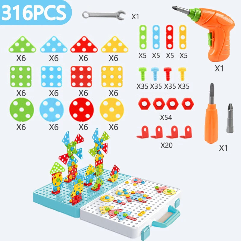 Kids Drill Screw 3D Puzzle Toy