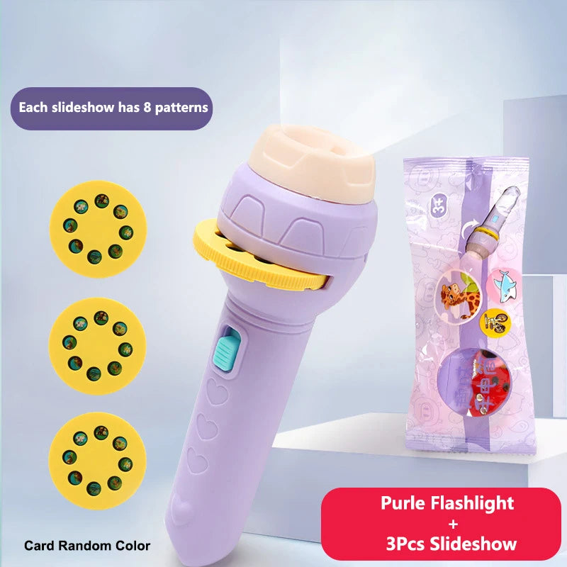 Cartoon Flashlight Projector Lamp Toy