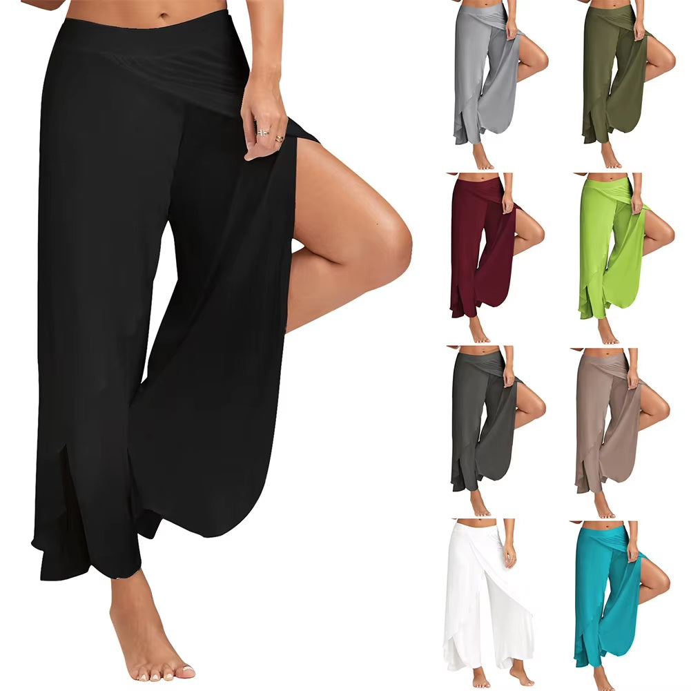 Plus Size Wide Leg Yoga Pants