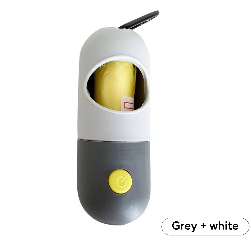 LED Light Dog Poop Bags Dispenser