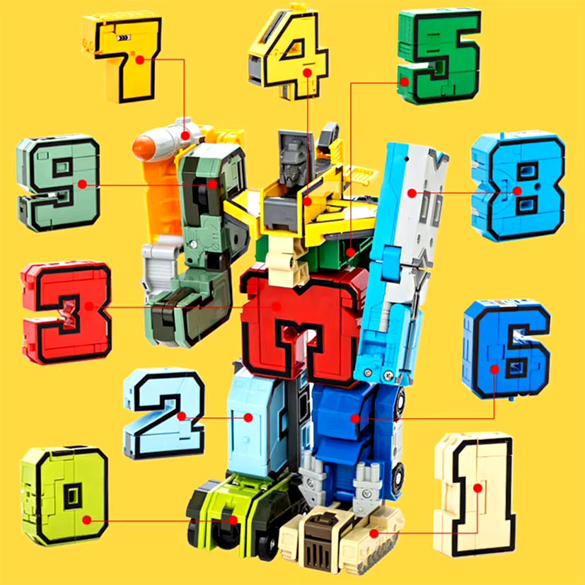 Transforming Robot Building Blocks Toy