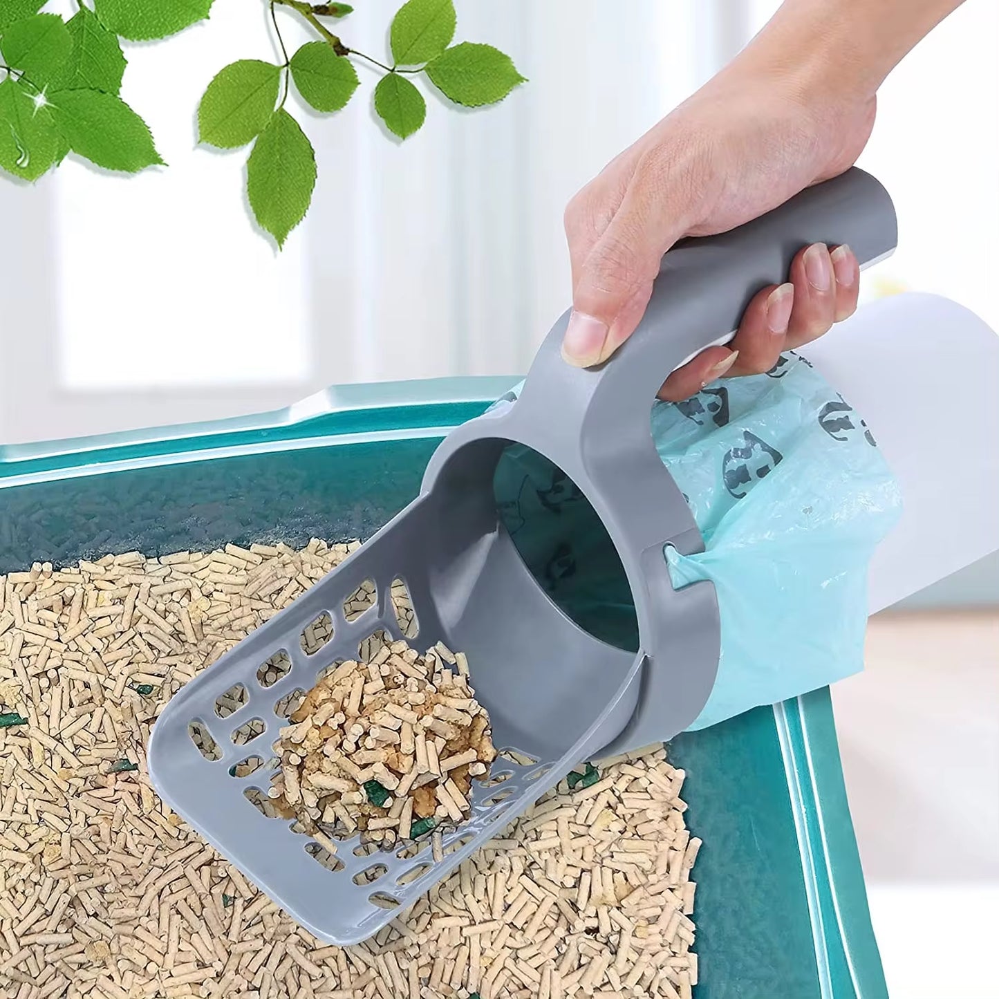 Self-Cleaning Cat Litter Scoop