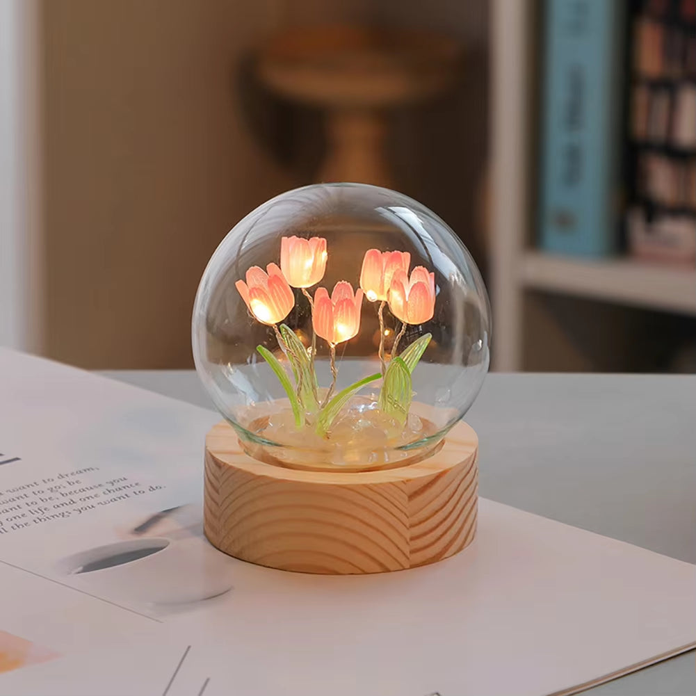 Tulip Night Light Bedroom Lamp